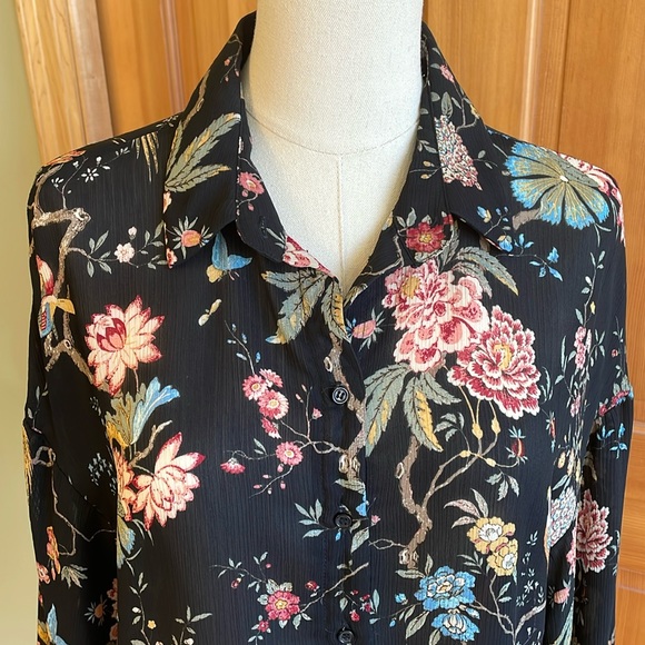 H&M GP & JBAKER gorgeous detailed blouse size 6 - Picture 1 of 11